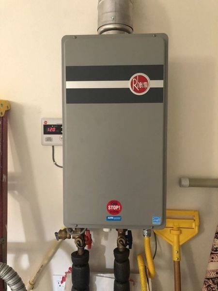 Tank-less water heater install in Irvine, CA (1)